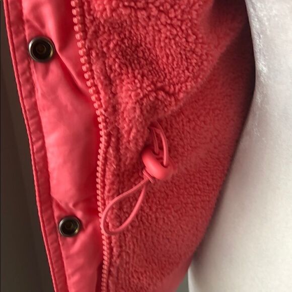 Jcrew salmon pink feather puffer vest size XS - Picture 5 of 6